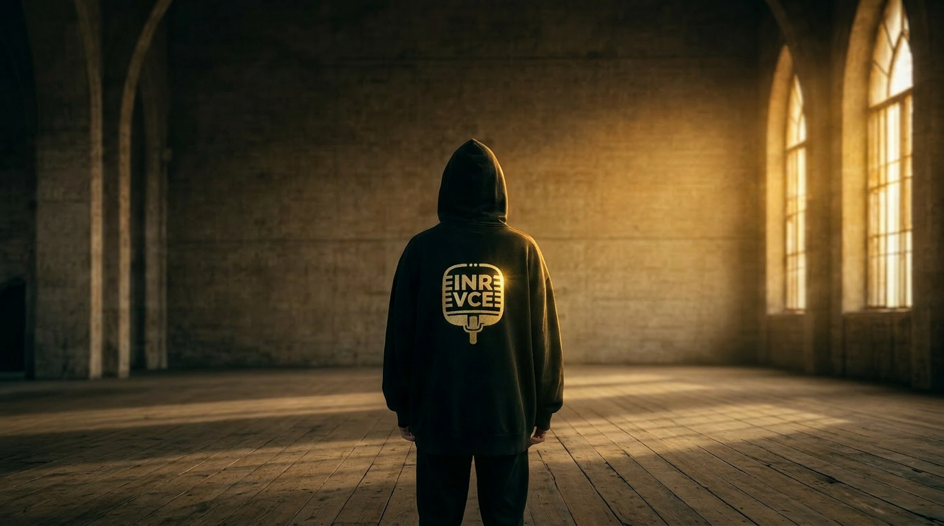 INRVCE Inner Voice Hoodie — kintsugi heart